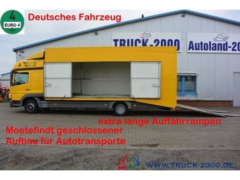 Ciężarówka do przewozu samochodów Mercedes-Benz Atego 822 geschlossen Extralange Rampen Klima: zdjęcie 1