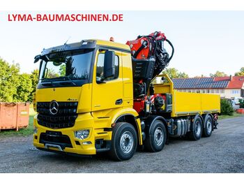 Samochód ciężarowy skrzyniowy/ Platforma, Samochod ciężarowy z HDS Mercedes-Benz FASSI 820 RA2.27 FJ L 426 - 8x2 -REFERENZ FZG!!!: zdjęcie 1