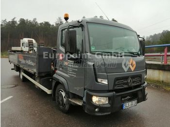 Samochód ciężarowy skrzyniowy/ Platforma, Samochod ciężarowy z HDS RENAULT D 7.5 180 Darus: zdjęcie 1