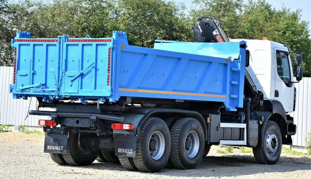 Wywrotka, Samochod ciężarowy z HDS Renault KERAX 370 DXI* HIAB 122B-3 HIDUO/FUNK * 6x4: zdjęcie 7