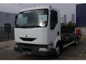 Ciężarówka kontenerowiec/ System wymienny Renault MIDLUM 180 (10 T) + DHOLLANDIA: zdjęcie 1
