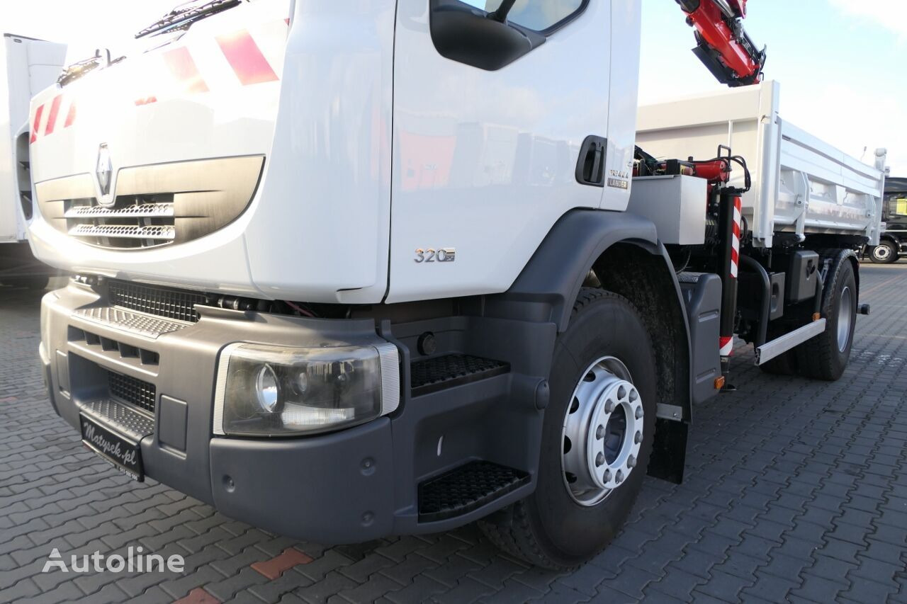 Wywrotka, Samochod ciężarowy z HDS Renault PREMIUM 320 DXI 3 way tipper + crane PK10000: zdjęcie 12
