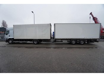 Samochód ciężarowy plandeka Renault PREMIUM 450 dxi Tautliner truck in combi with Closed box trailer: zdjęcie 1