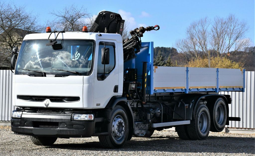 Wywrotka, Samochod ciężarowy z HDS Renault Premium 320 *KIPPER 6,30m+HIAB 122B-2 DUO: zdjęcie 3