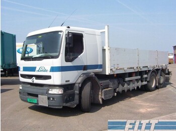 Samochód ciężarowy skrzyniowy/ Platforma, Samochod ciężarowy z HDS Renault Premium 370-26 6x2 - 142500 KM NO CRANE: zdjęcie 1