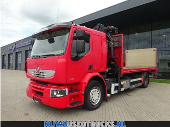 Ciężarówka kontenerowiec/ System wymienny Renault Premium 370 Afzetsysteem + Palfinger 14080 kraan: zdjęcie 1