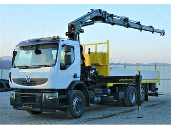 Samochód ciężarowy skrzyniowy/ Platforma, Samochod ciężarowy z HDS Renault Premium 370 DXI Pritsche 6,30m+Kran/Funk*: zdjęcie 1
