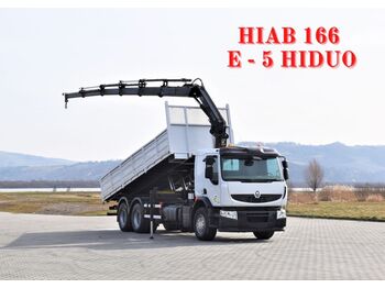 Wywrotka, Samochod ciężarowy z HDS Renault Premium 370 * HIAB 166 E-5 HIDUO/FUNK * TOP: zdjęcie 1