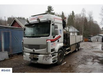 Samochód ciężarowy skrzyniowy/ Platforma, Samochod ciężarowy z HDS Renault Premium 460: zdjęcie 1