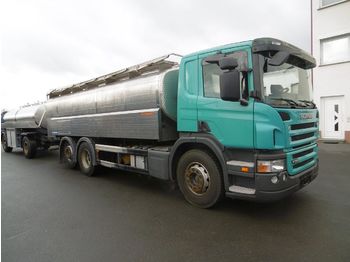 Samochód ciężarowy cysterna dla transportowania żywności SCANIA P380: zdjęcie 1
