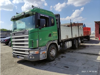 Samochód ciężarowy skrzyniowy/ Platforma dla transportowania towarów luzem SCANIA R124: zdjęcie 1