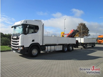Samochód ciężarowy skrzyniowy/ Platforma SCANIA R450 B6x2*4NA / PK 20001 / Navi / Standklima: zdjęcie 1