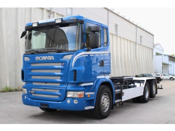 Ciężarówka kontenerowiec/ System wymienny SCANIA R480 6x2 BDF Euro5 Manuell Retarder AHK: zdjęcie 1
