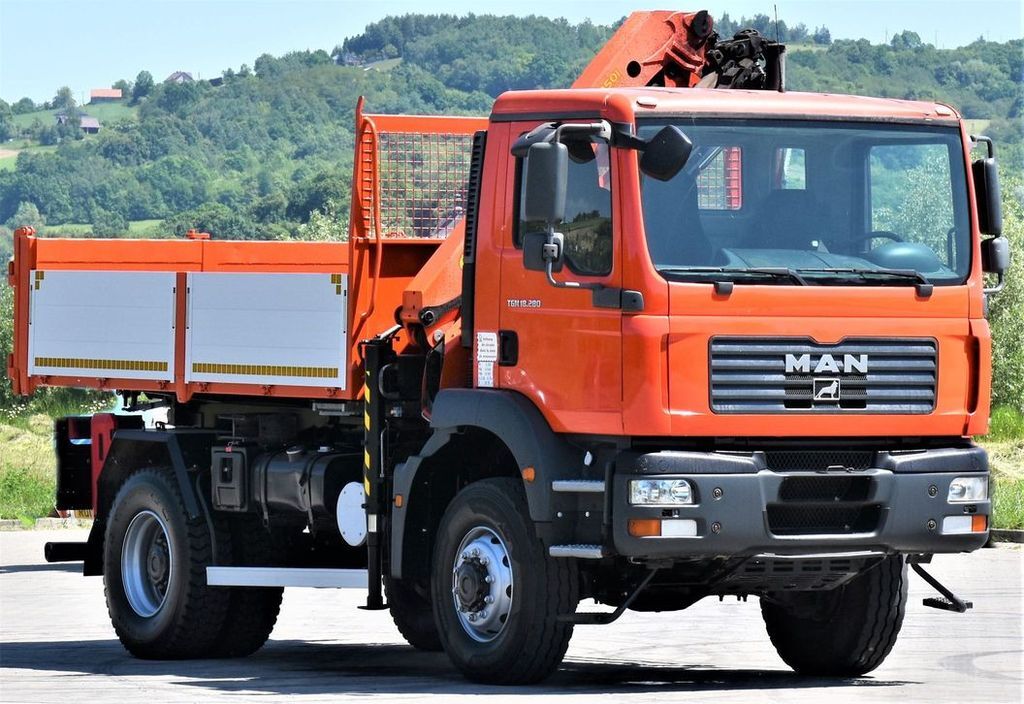 Samochod ciężarowy z HDS MAN TGM 18.280 Kipper 3,90m* PK 10501 + FUNK *4x4