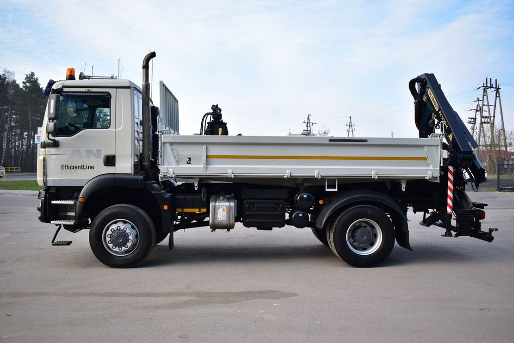 Samochod ciężarowy z HDS MAN TGM 18.290 4x4 PALFINGER PK 11001 KIPPER Cran