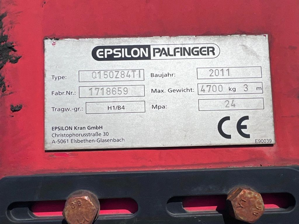 Samochod ciężarowy z HDS MAN TGS 33.400 6X6 E5 TIPPER + PALFINGER EPSILON