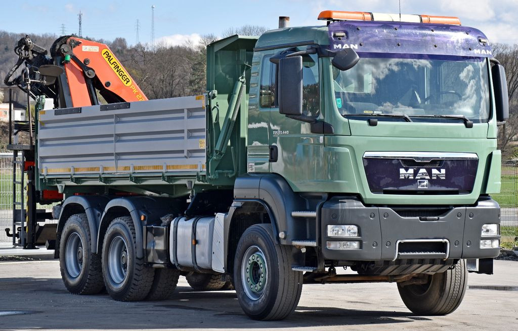 Samochod ciężarowy z HDS MAN TGS 33.440* PK 22002 - EH C + FUNK * 6x4