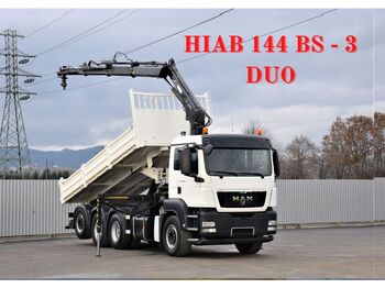 MAN TGS 35.400 *HIAB 144 BS - 3DUO /FUNK * 8x4  - samochod ciężarowy z hds
