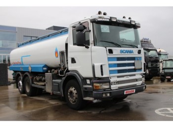 Samochód ciężarowy cysterna dla transportowania paliwa Scania 124G - 420 PETROLIER MAGYAR 20000 L: zdjęcie 1
