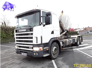 Ciężarówka kontenerowiec/ System wymienny Scania 124 400 RETARDER: zdjęcie 1