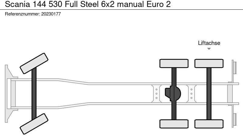 Hakowiec linowy Scania 144 530 Full Steel 6x2 manual Euro 2: zdjęcie 5