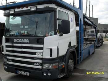 Ciężarówka do przewozu samochodów Scania P114LB: zdjęcie 1