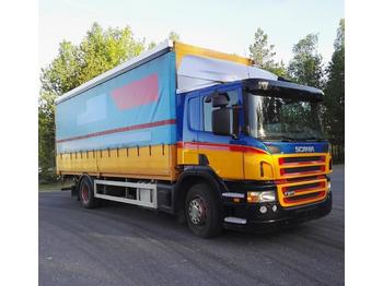 Samochód ciężarowy plandeka Scania P270 alulava liukukapeli+pl nostin: zdjęcie 1