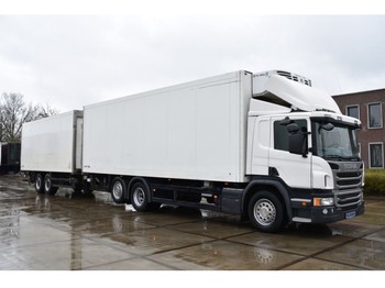 Samochód ciężarowy chłodnia Scania P410 6x2MNB + HANGER - THERMO KING - RETARDER - EURO 6 - FULL AIR - ELEVATOR -: zdjęcie 1