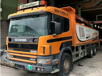 Samochód ciężarowy skrzyniowy/ Platforma Scania P 124 GB 6x2 NA 400: zdjęcie 1
