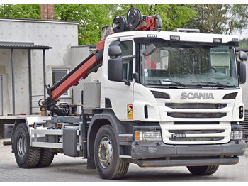 Scania P 250 * HMF 635 K2 + FUNK * TOPZUSTAND  - Samochod ciężarowy z HDS, Samochód ciężarowe pod zabudowę: zdjęcie 4