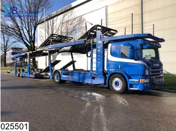 Ciężarówka do przewozu samochodów Scania P 380 Kässbohrer, Car transporter, Retarder, Airco, Winch, euro 4 Combi: zdjęcie 1