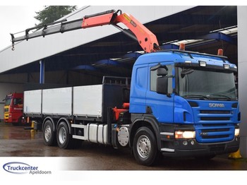 Samochód ciężarowy skrzyniowy/ Platforma Scania P 420, Euro 5, PK 18500 C Palfinger, 6x2, Truckcenter Apeldoorn: zdjęcie 1