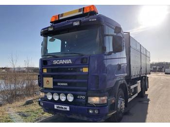Samochód ciężarowy skrzyniowy/ Platforma Scania R124GB6x2NA470: zdjęcie 1