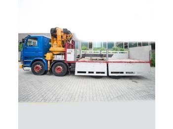 Samochód ciężarowy skrzyniowy/ Platforma Scania R143 + Effer 80N-3S+ Jib: zdjęcie 1