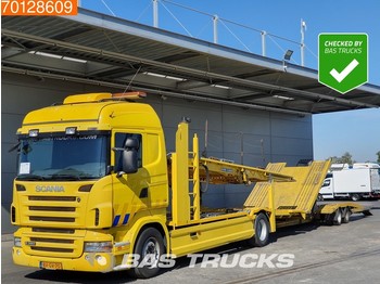 Ciężarówka do przewozu samochodów Scania R380 4X2 3- Pedals Standklima GS Meppel Aufbau: zdjęcie 1
