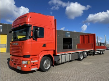 Samochód ciężarowy skrzyniowy/ Platforma Scania R410 6x2-4 + 2 ax. Trailer: zdjęcie 1