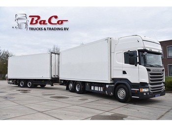 Samochód ciężarowy furgon Scania R410 R410 TL 6x2MNA + HANGER - RETARDER - EURO 6 - ELEVATORS - EXCELLENT CONDITION -: zdjęcie 1
