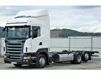 Samochód ciężarowe pod zabudowę Scania R420 Fahrgestell 7,50 m  Topzustand!: zdjęcie 1