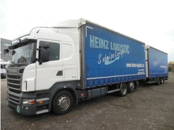 Samochód ciężarowy plandeka Scania R440, 6X2, EURO 5, RETARDER, JUMBOZUG 120m3: zdjęcie 1