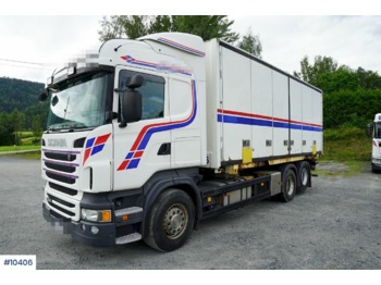 Ciężarówka kontenerowiec/ System wymienny Scania R480: zdjęcie 1