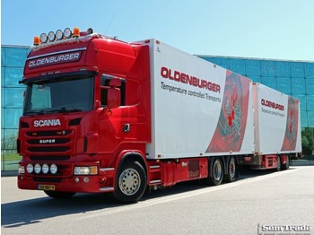 Samochód ciężarowy chłodnia Scania R480 6X2 EURO 6 MANUAL RETARDER THERMO KING 50 CC COMBI: zdjęcie 1