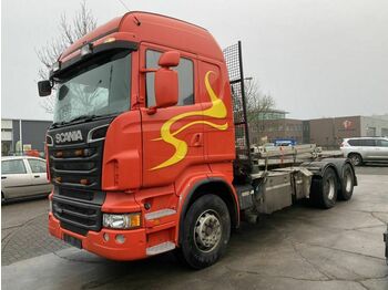 Samochód ciężarowe pod zabudowę Scania R620-V8 6X4 HOLZTRANSPORTER - FULL STEEL - HUB R: zdjęcie 1