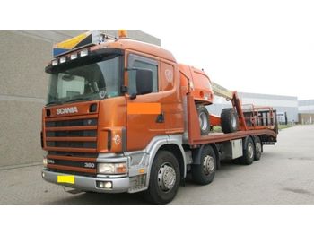 Ciężarówka do przewozu samochodów Scania R 114 G 8x2/6 pritsche mit rampe: zdjęcie 1