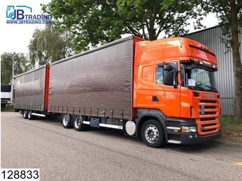 Samochód ciężarowy plandeka Scania R 380 6x2, Retarder, Airco, 3 Pedals, Combi, Jumbo, Mega: zdjęcie 1