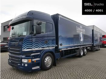 Ciężarówka do transportu napojów Scania R 410 / Retarder / Lenk-Lift / KOMPLETT+Trailer: zdjęcie 1