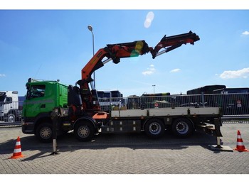 Samochód ciężarowy Scania R 420 8X4 OPEN BOX WITH PALFINGER PK 85002 CRANE WITH PJ 170E JIB: zdjęcie 1