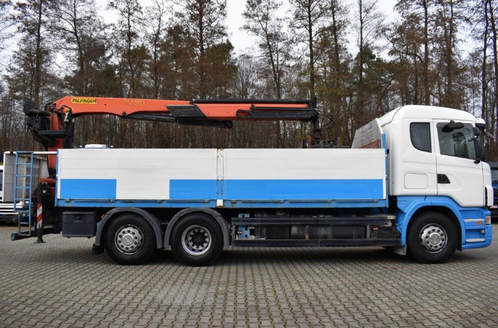 Samochod ciężarowy z HDS, Samochód ciężarowy skrzyniowy/ Platforma Scania R 420 BL/6X2 Baustoff-Palfinger PK 21001L/AHK,E3: zdjęcie 8