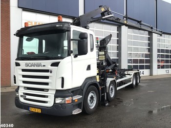 Ciężarówka hakowiec Scania R 420 Euro 5 Hiab 22 ton/meter laadkraan: zdjęcie 1
