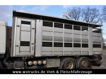 Ciężarówka do przewozu zwierząt Scheuwimmer BDF 2 Stock Aufbau Hubdach: zdjęcie 1
