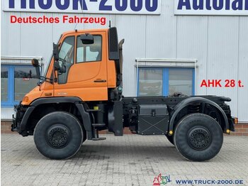Samochód ciężarowy Unimog U400 4x4 Zapfwelle Hydraulik V. + H. AHK 28 t.: zdjęcie 1